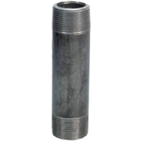 8700136859 .25 X 2 In. Steel Pipe Fitting Black Nipple